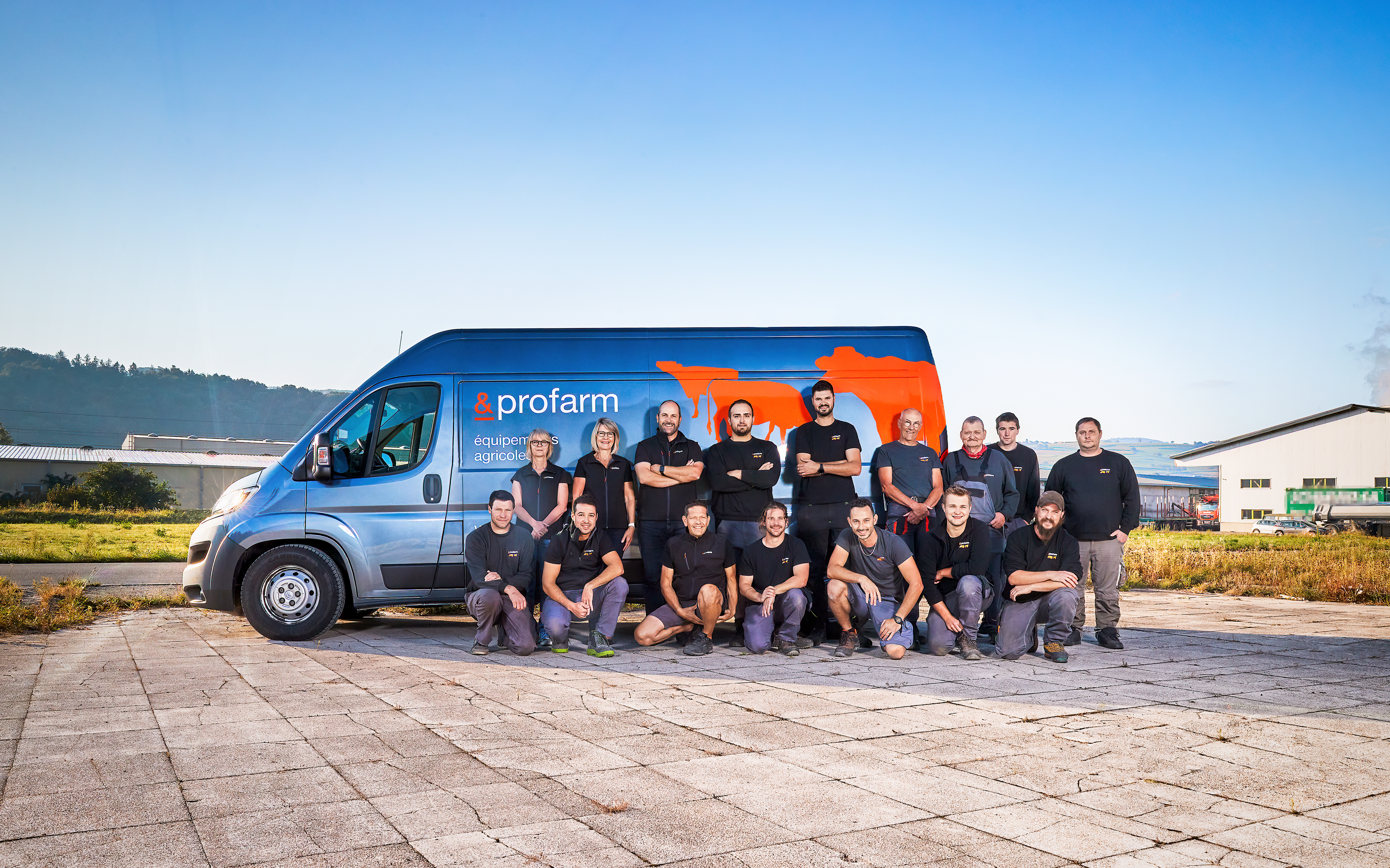Photo de groupe collaborateurs Profarm